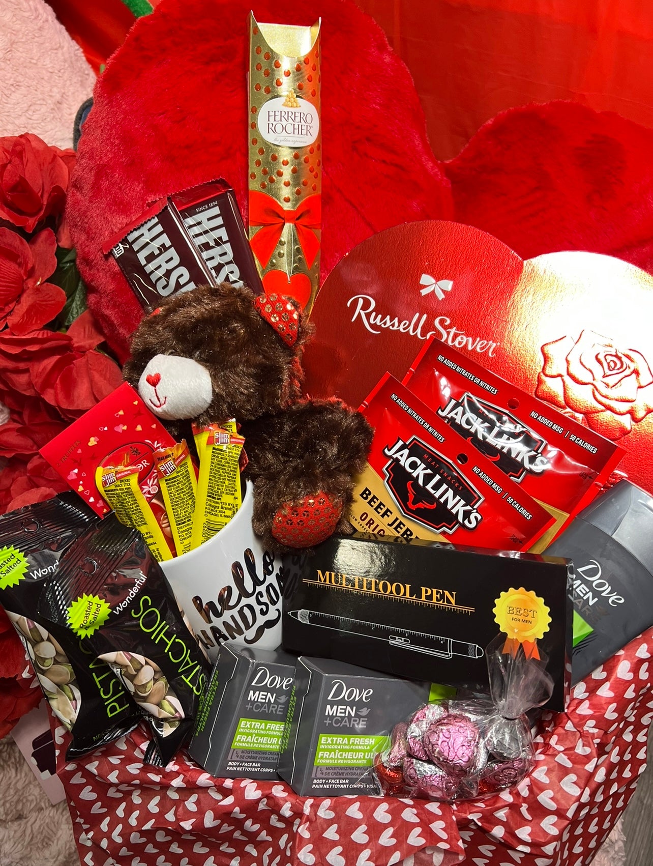 valentines gift baskets for men